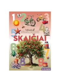 Skaičiai. Vilkiuko užduočių knygelė1{IMAGE}