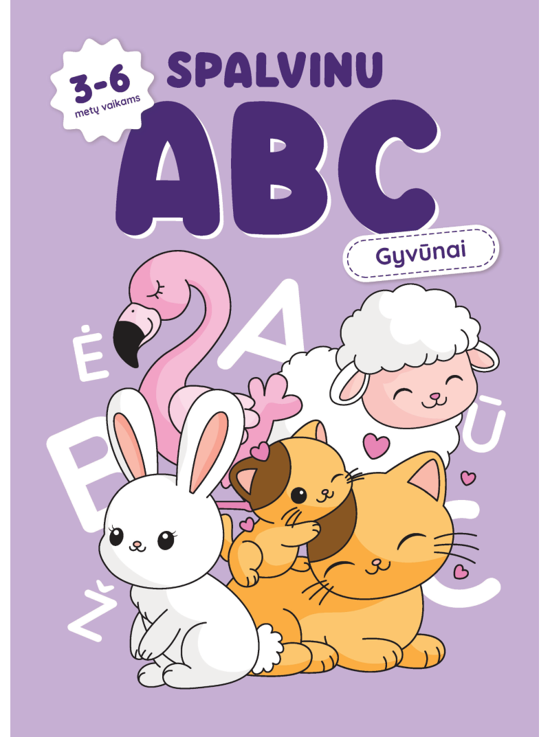 Spalvinu ABC. Gyvūnai1{IMAGE}