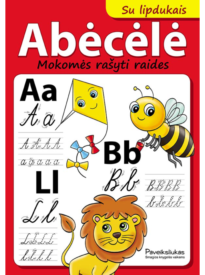 Abėcėlė. Mokomės rašyti raides1{IMAGE}