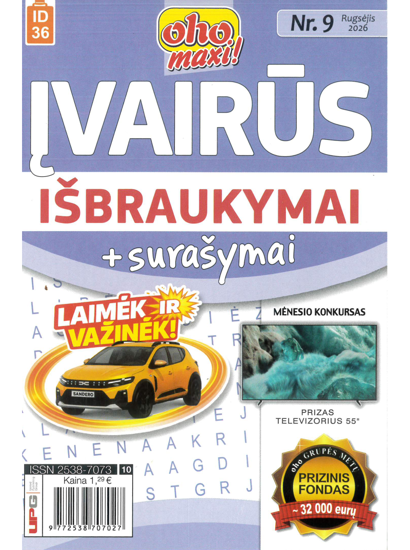 ID36 Oho maxi! Įvairūs išbraukymai+surašymai1{IMAGE}
