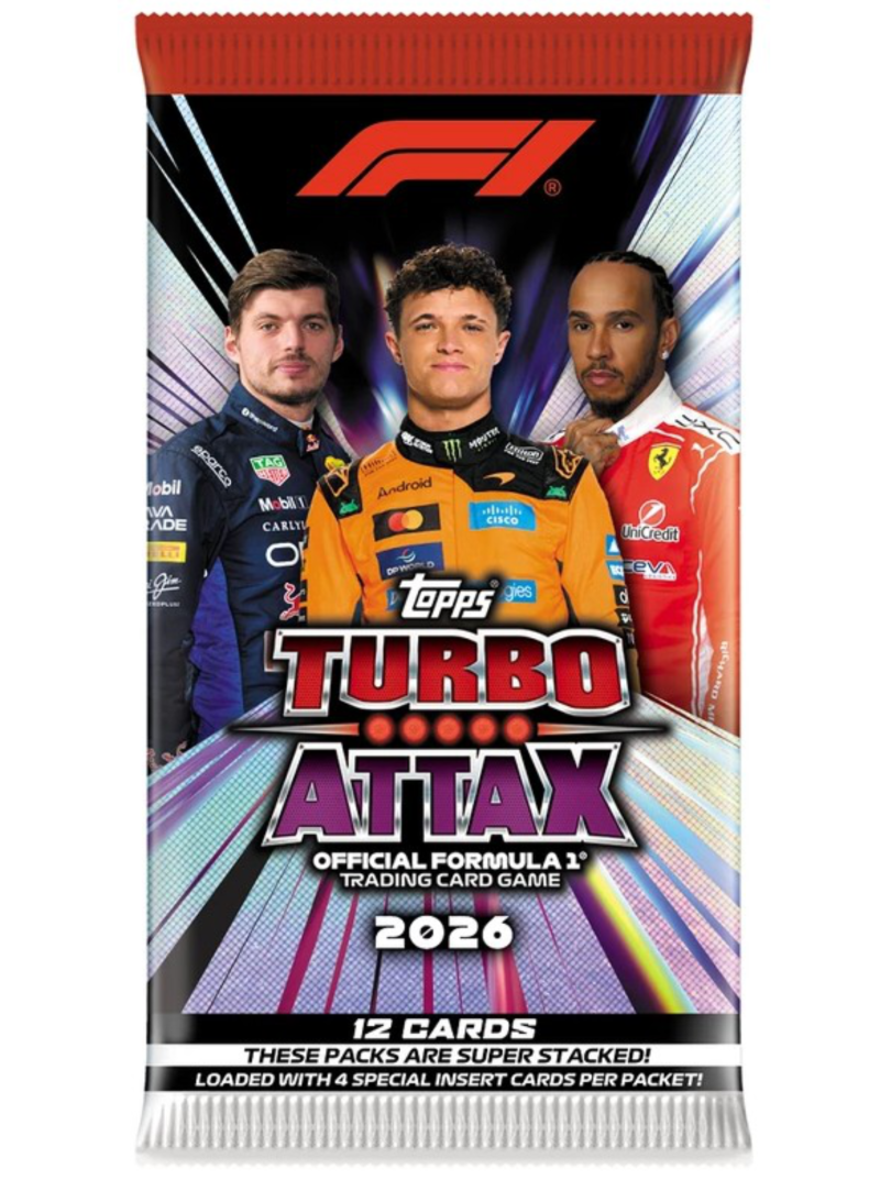 Formula 1 2026 Turbo Attax kolekcinės kortelės1{IMAGE}