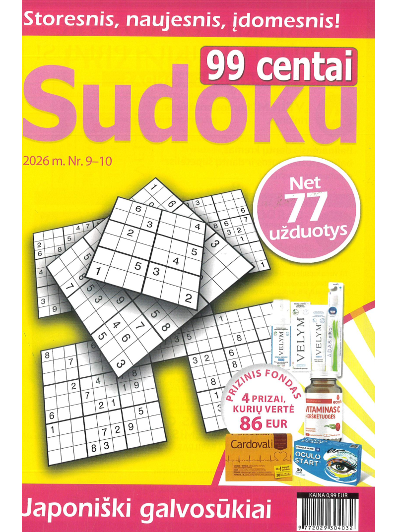 99 centai. Sudoku1{IMAGE}