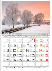 2027 Kalendorius. Metų laikai2{IMAGE}