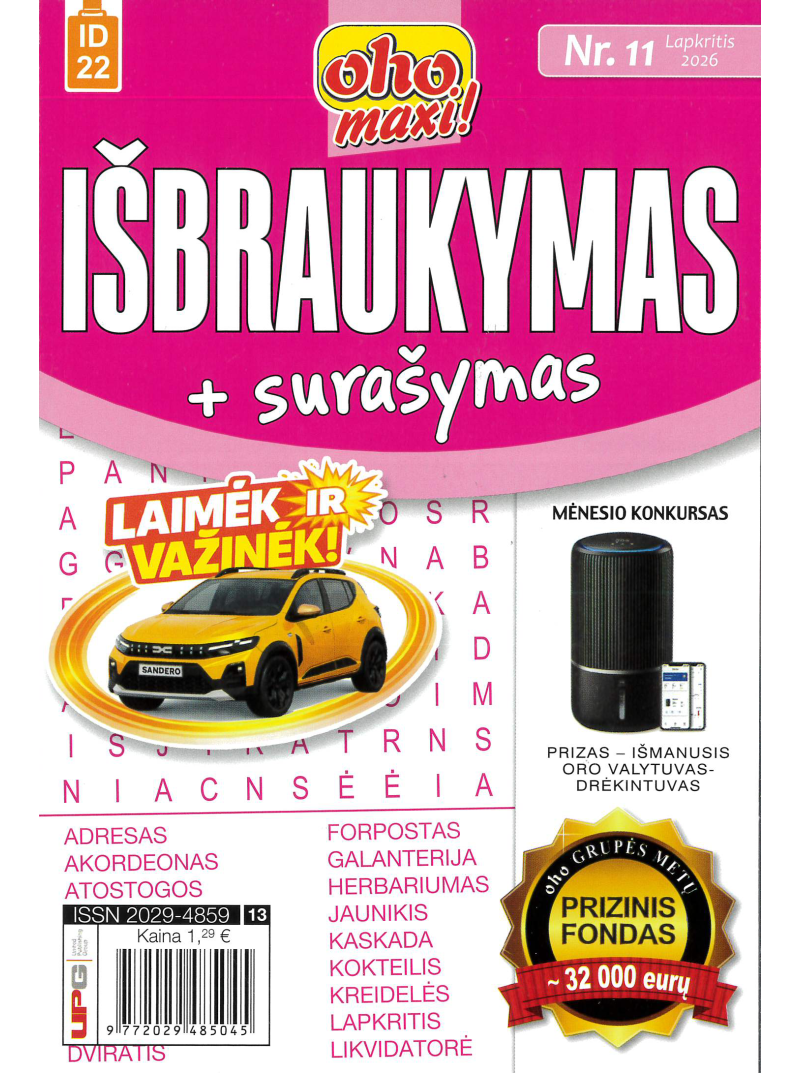 ID22 Oho maxi! Išbraukymas+surašymas1{IMAGE}
