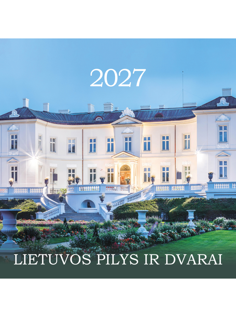 2027 Kalendorius. Lietuvos pilys ir dvarai 20x201{IMAGE}