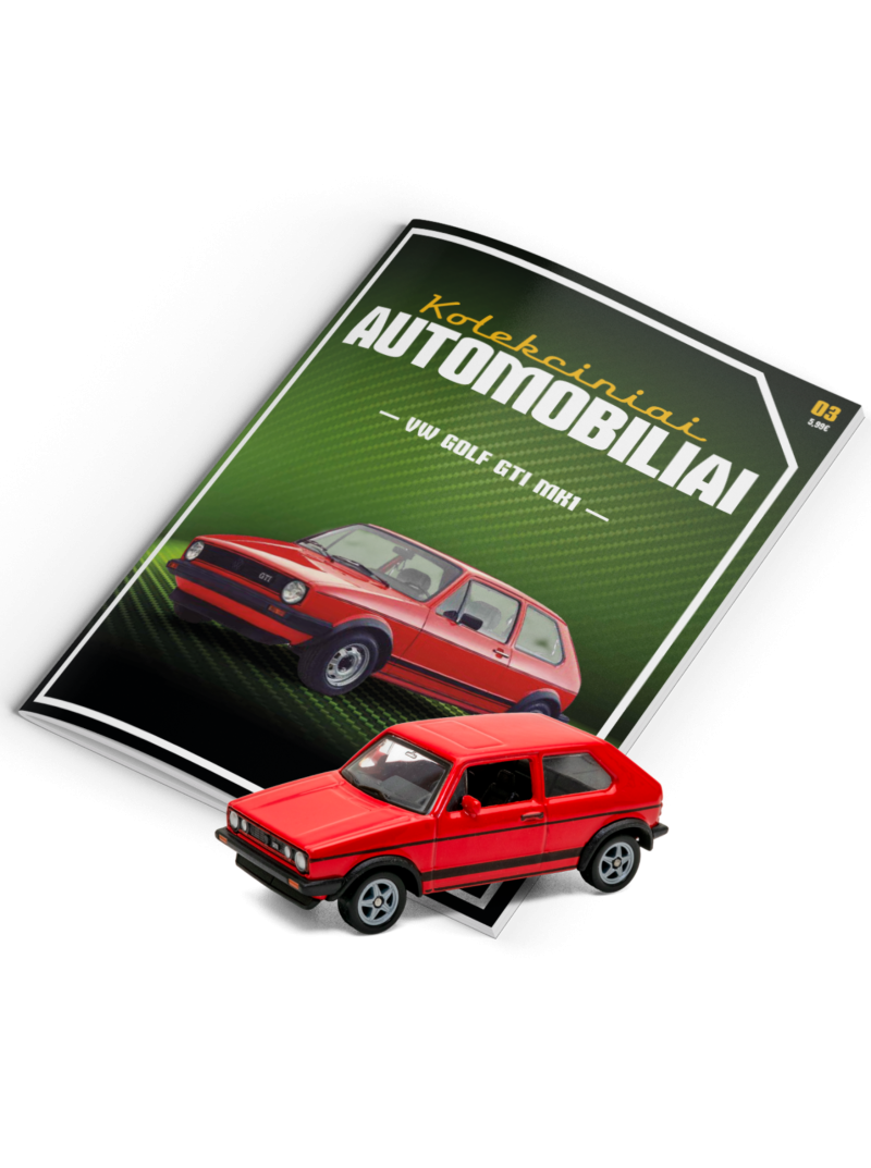 Kolekciniai automobiliai. VW GOLF GTI MK1 (3 Nr.)1{IMAGE}