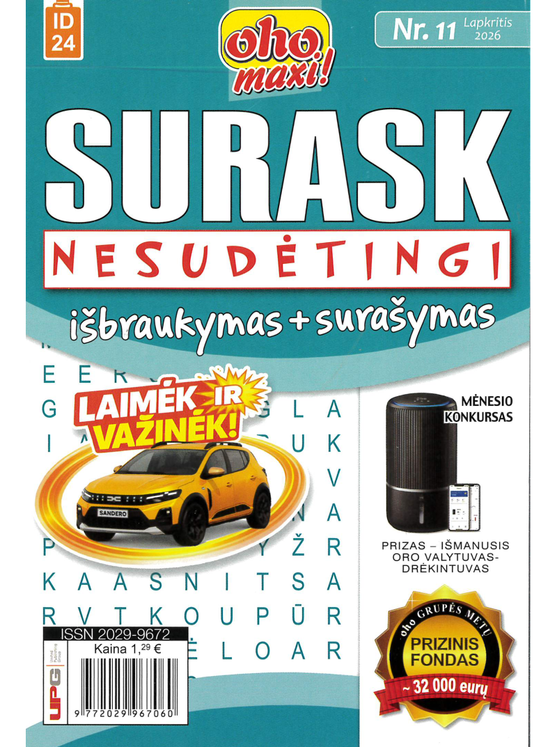 ID24 Oho maxi! Surask nesudėtingi išbraukymas + surašymas1{IMAGE}
