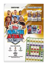 UCC 2027 Match Attax Anniversary. Startinė pakuotė1{IMAGE}
