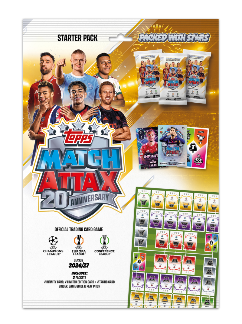UCC 2027 Match Attax Anniversary. Startinė pakuotė1{IMAGE}