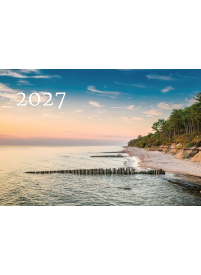2027 Sieninis 3 dalių kalendorius. Jūra1{IMAGE}