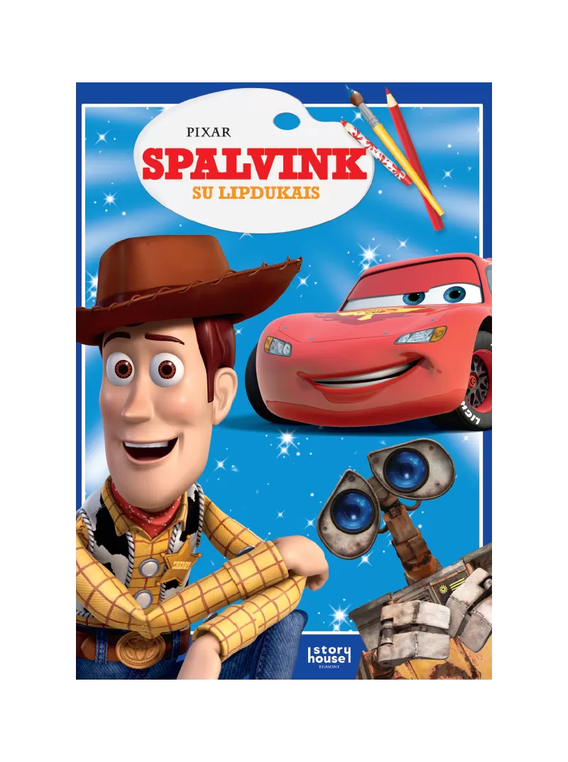 Pixar. Spalvink su lipdukais1{IMAGE}