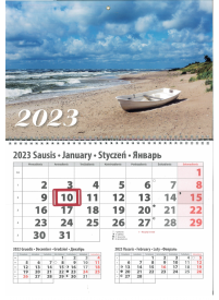 2023 Sieninis kalendorius. Jūra