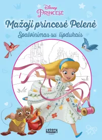 Mažoji princesė Pelenė. Spalvinimas su lipdukais1{IMAGE}