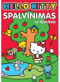 Hello Kitty. Spalvinimas su lipdukais1{IMAGE}
