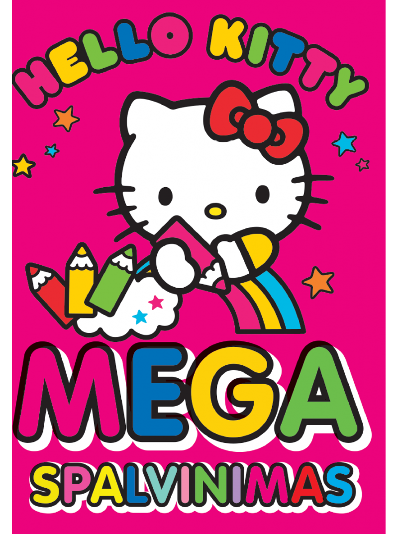 Hello Kitty. Mega spalvinimas