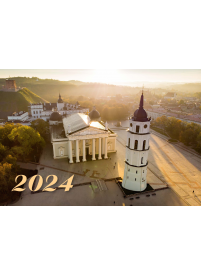 2024 Sieninis kalendorius. Vilnius