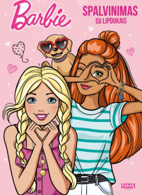 Barbie. Spalvinimas su lipdukais